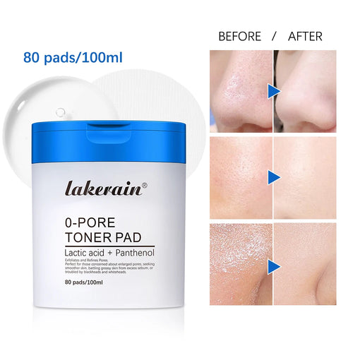 Zero Pore Toner Pads Control Oil Reduce Sebum Exfoliate Deep Clean Refines Pores Antioxidant Skincare Treatment Skincare Korean